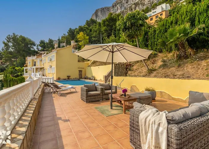 Semesterbostad Villa Cala Encantada Sea View Apartments With Pool Calpe