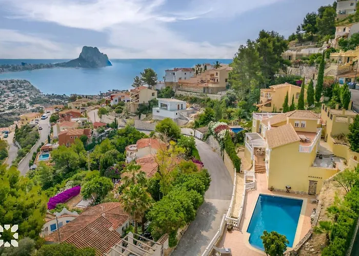 Villa Cala Encantada Sea View Apartments With Pool Semesterbostad Calpe